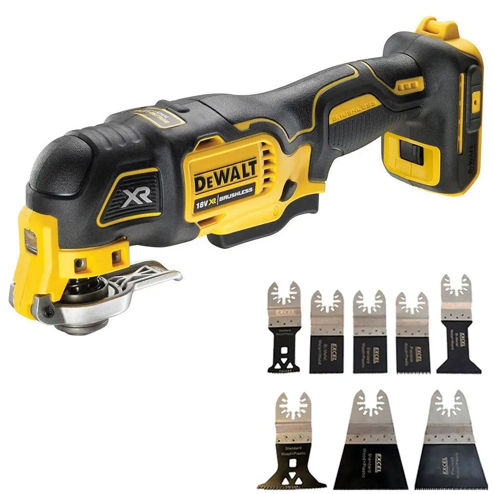 Dewalt Dcs356n 18V Brushless Oscillating Multi-Tool With 8 Piece Accessories Set 1
