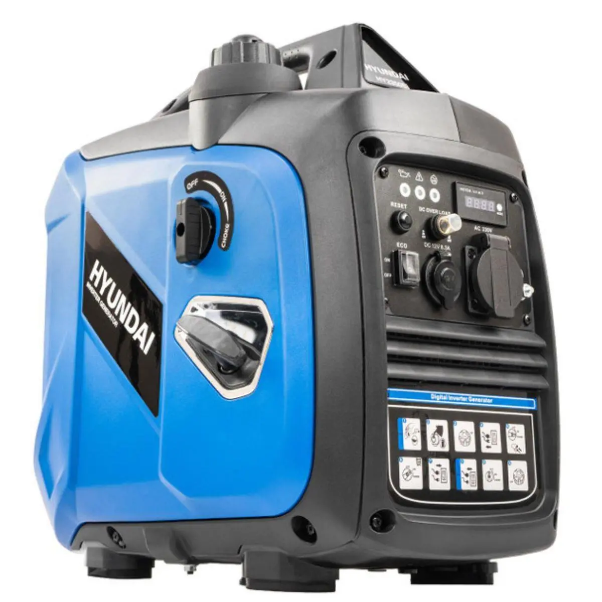 Hyundai Hy2350si Inverter Generator Recoil Start Pure Sine Wave 230V/2000W 1