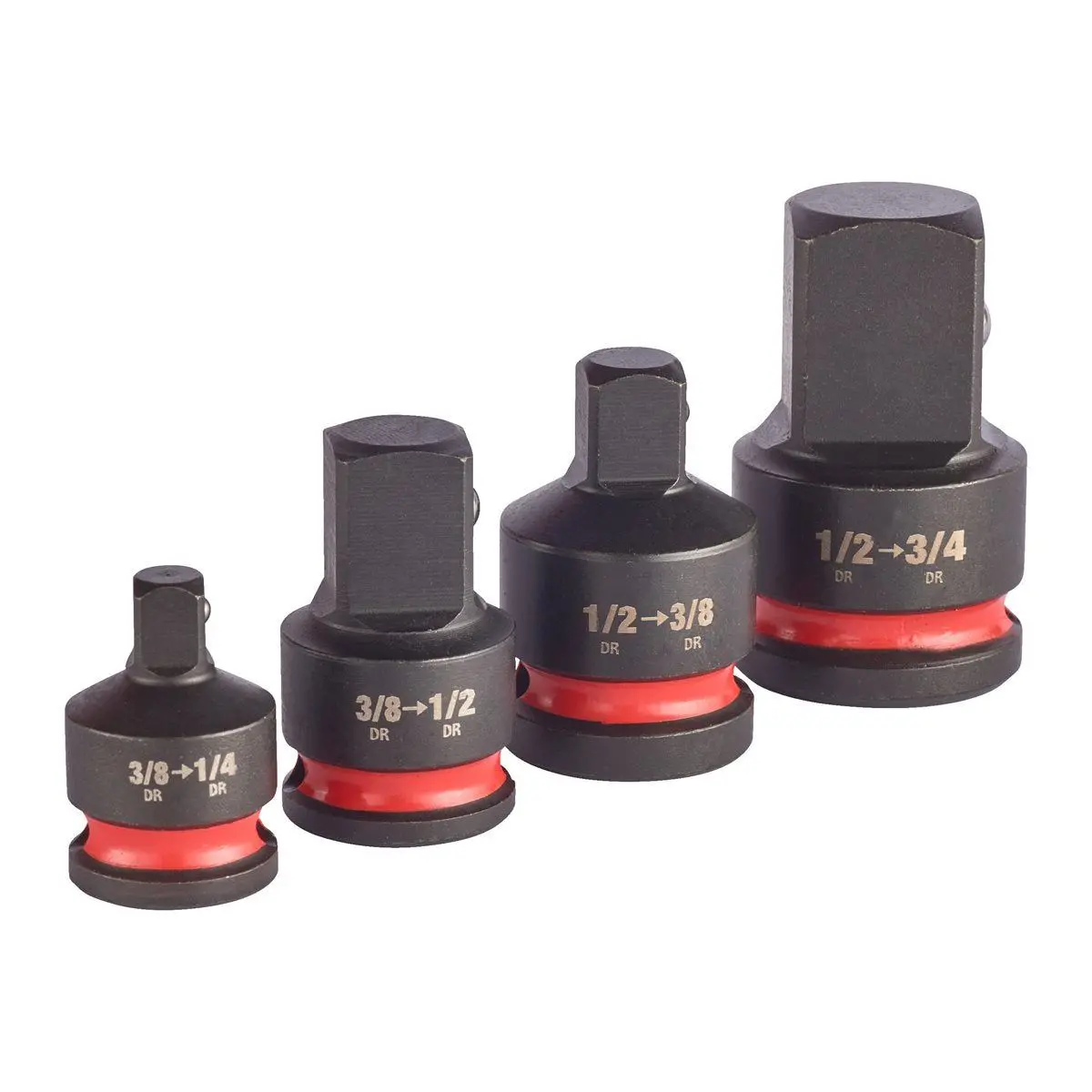 Milwaukee Shockwave Impact Socket Adaptor 4 Piece Set 4932480356 1