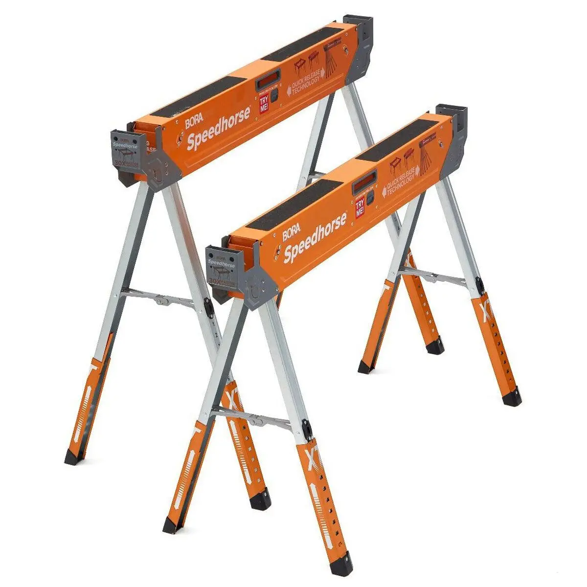 Bora Speedhorse Adjustable Sawhorse Pack Of 2 - Br-Pm-4550 1