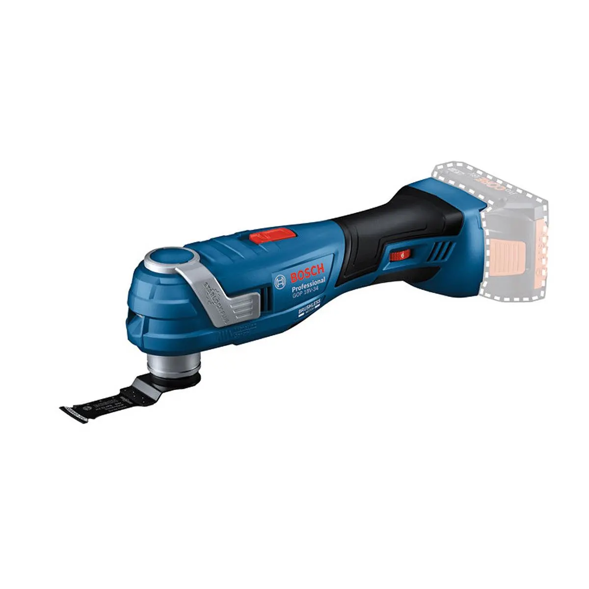 Bosch Gop 18V-34 Professional Multi-Cutter Versatile Cordless Tool For Cutting Body Only 06018G2001 1