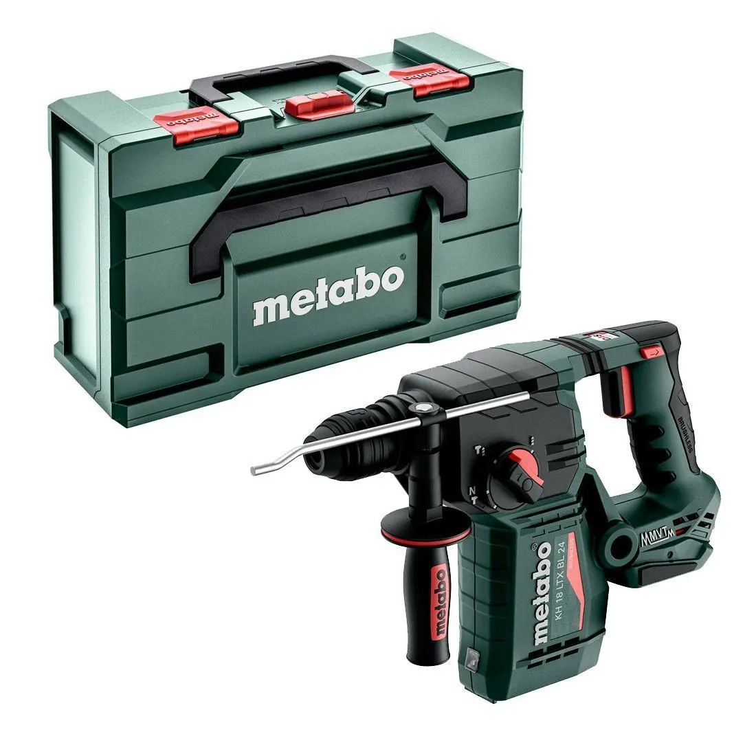 Metabo Kh 18 Ltx Bl 24 18V Brushless Sds+ Hammer Drill Body Only & Metabox 601713840 1
