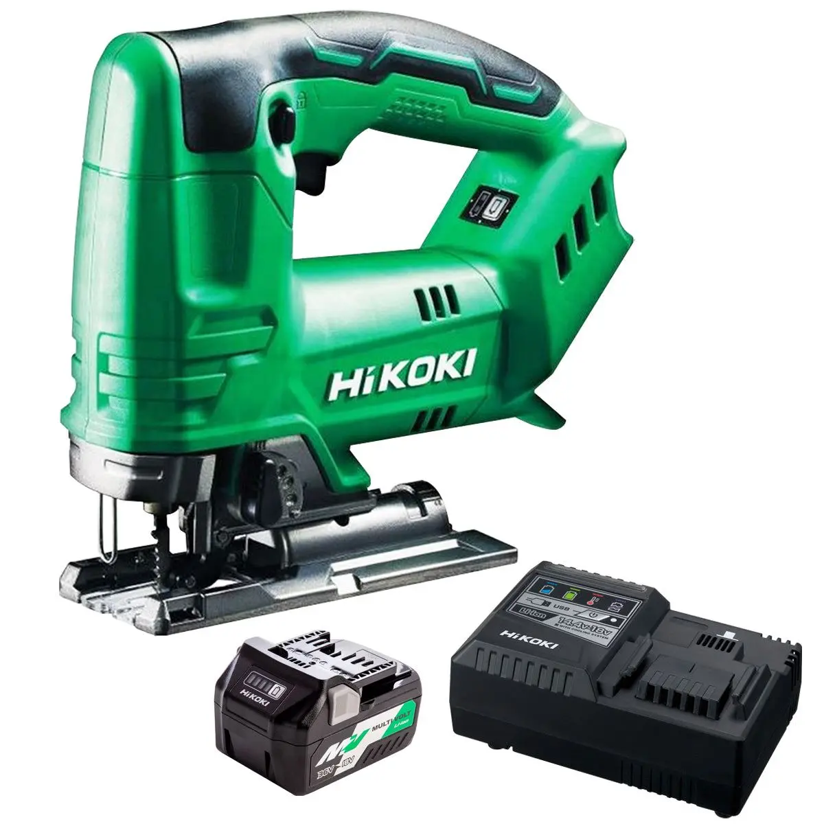 Hikoki Cj18daw2z 18V Cordless Top Handle Jigsaw With 1 X 2.5Ah/5.0Ah Battery & Charger 1