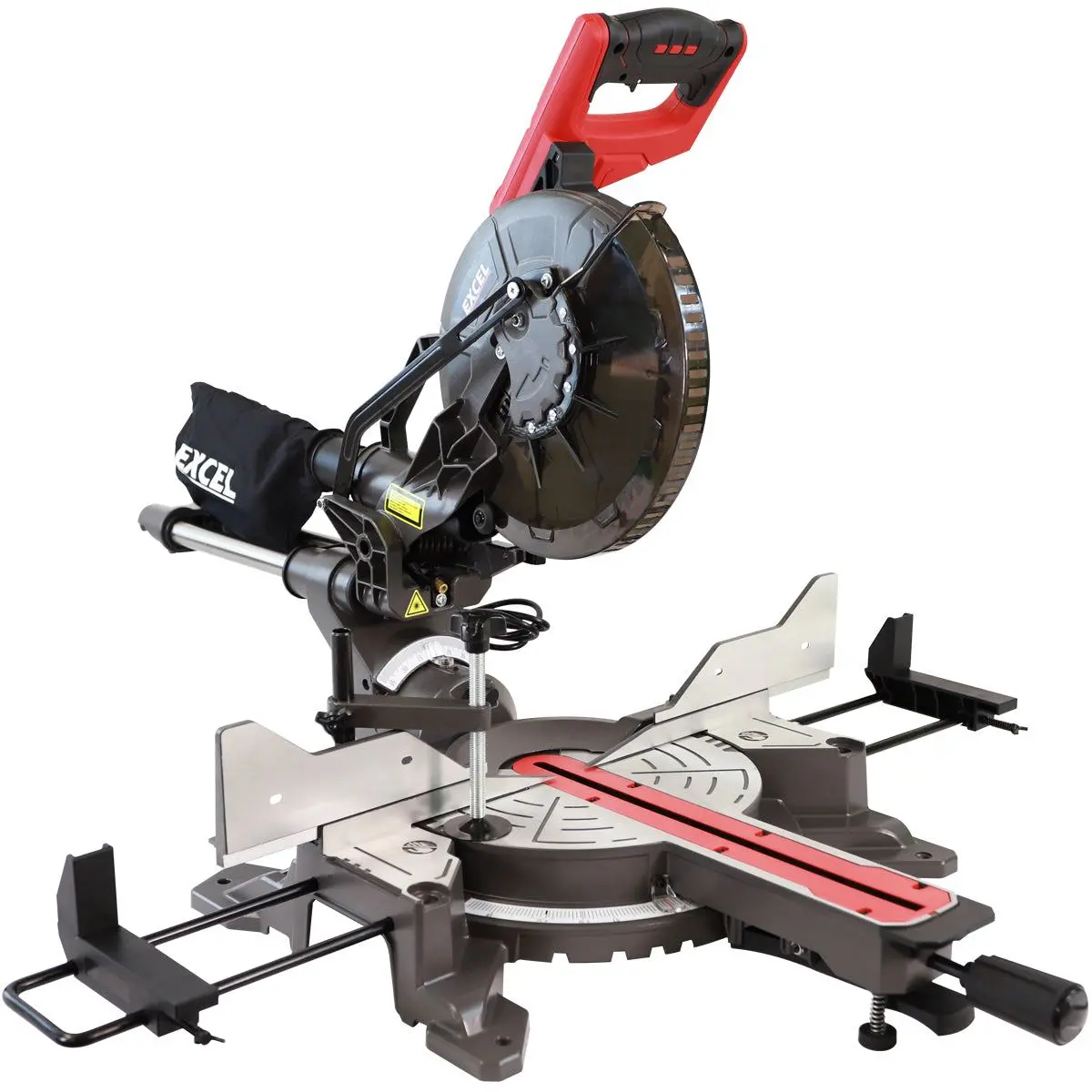 Excel 10" 255Mm Sliding Mitre Saw Double Bevel 2000W/240V With Laser 1