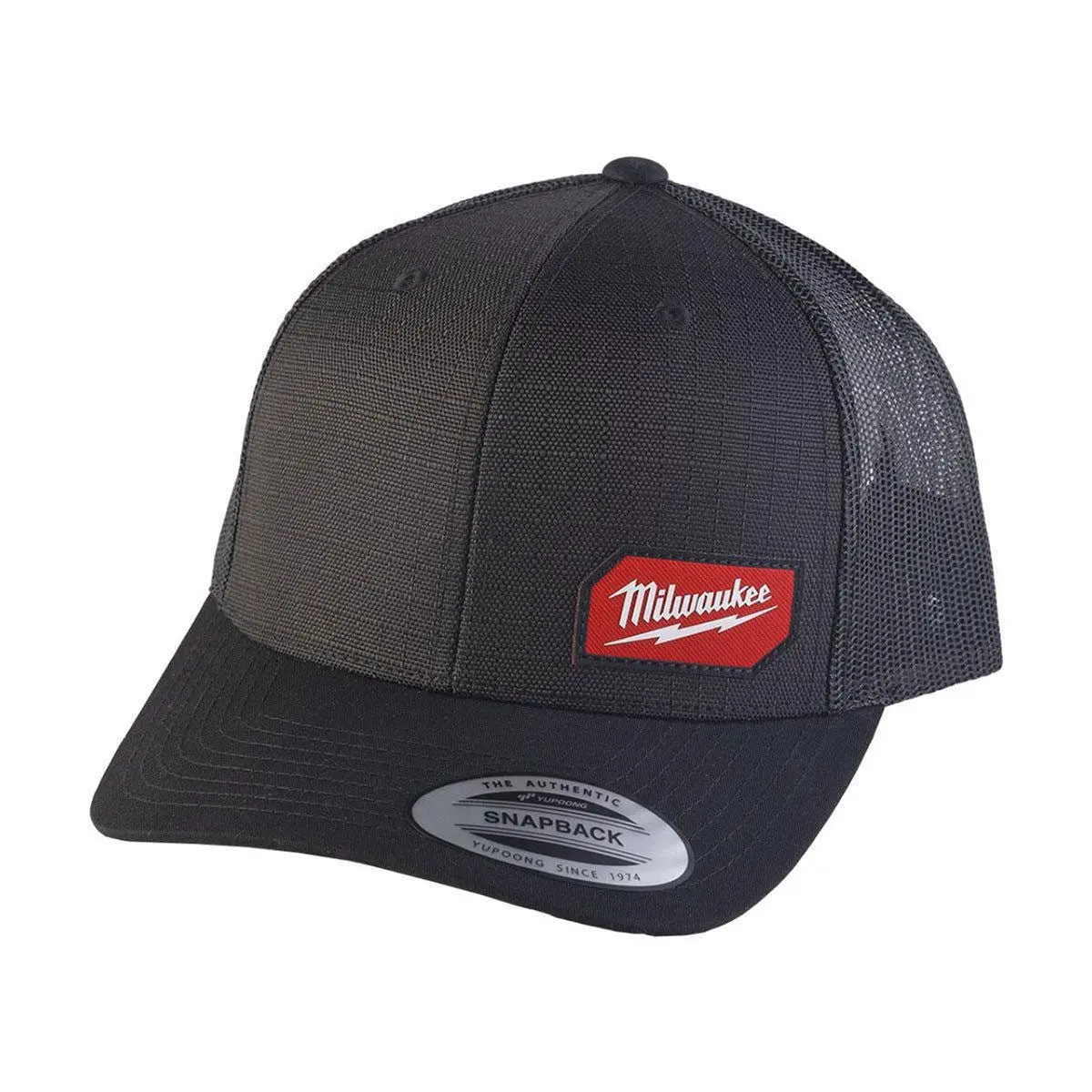 Milwaukee Black Snapback Trucker Cap 4932493107 1