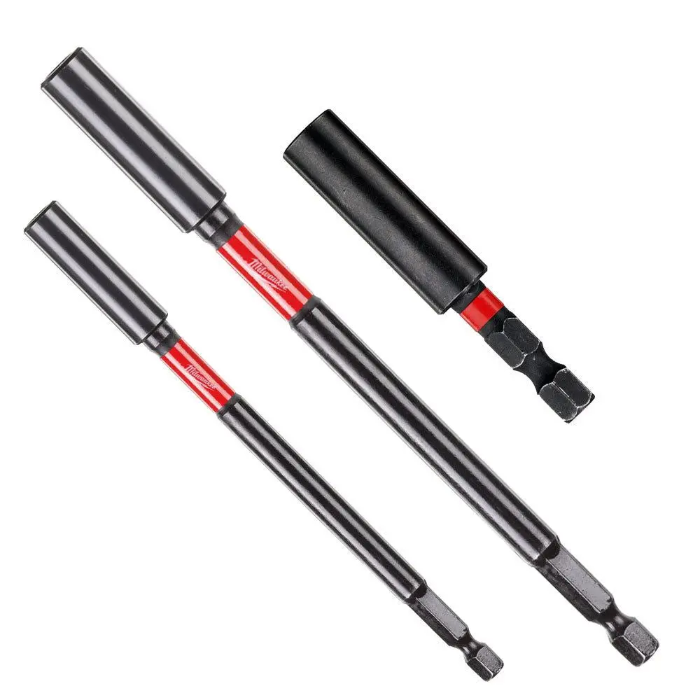 Milwaukee Magnetic Bit Holders 60Mm 152Mm & 305Mm Shockwave Impact Duty 1