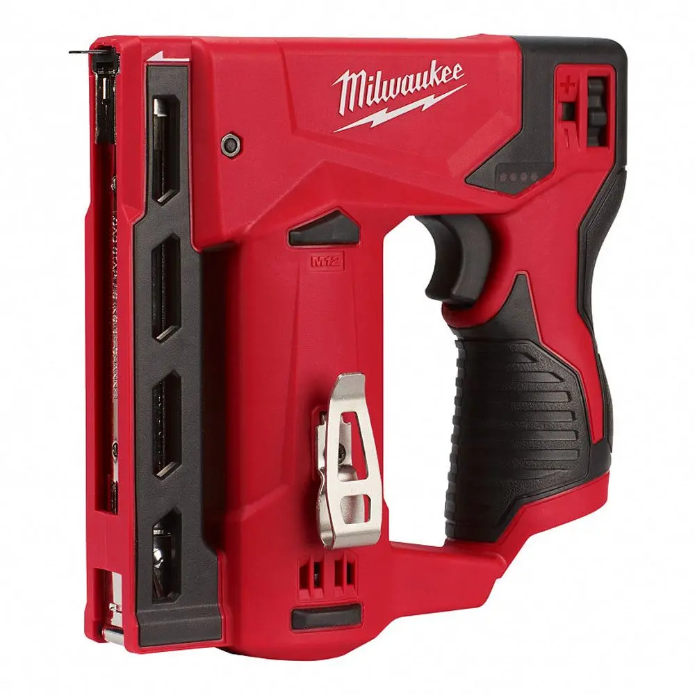 Milwaukee M12bst-0 12V Sub Compact Second Fix Stapler With 1 X 3.0Ah Battery & Charger 2