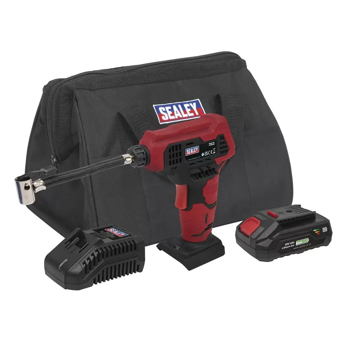 Sealey Cp20vapkit1 20V Air Pump With Battery & Charger Kit 1