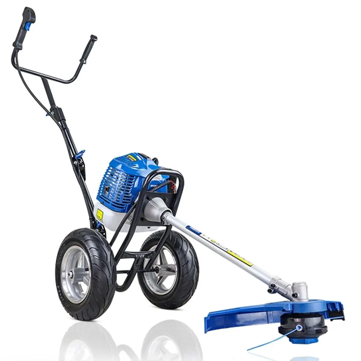Hyundai Hywt5200x 52Cc Petrol Wheeled Grass Trimmer 43Cm Cutting Width Large Wheels 1