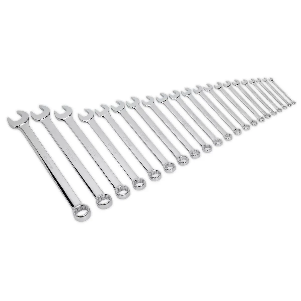 Sealey Ak6083 Combination Spanner Set 21Pc Jumbo Metric 1