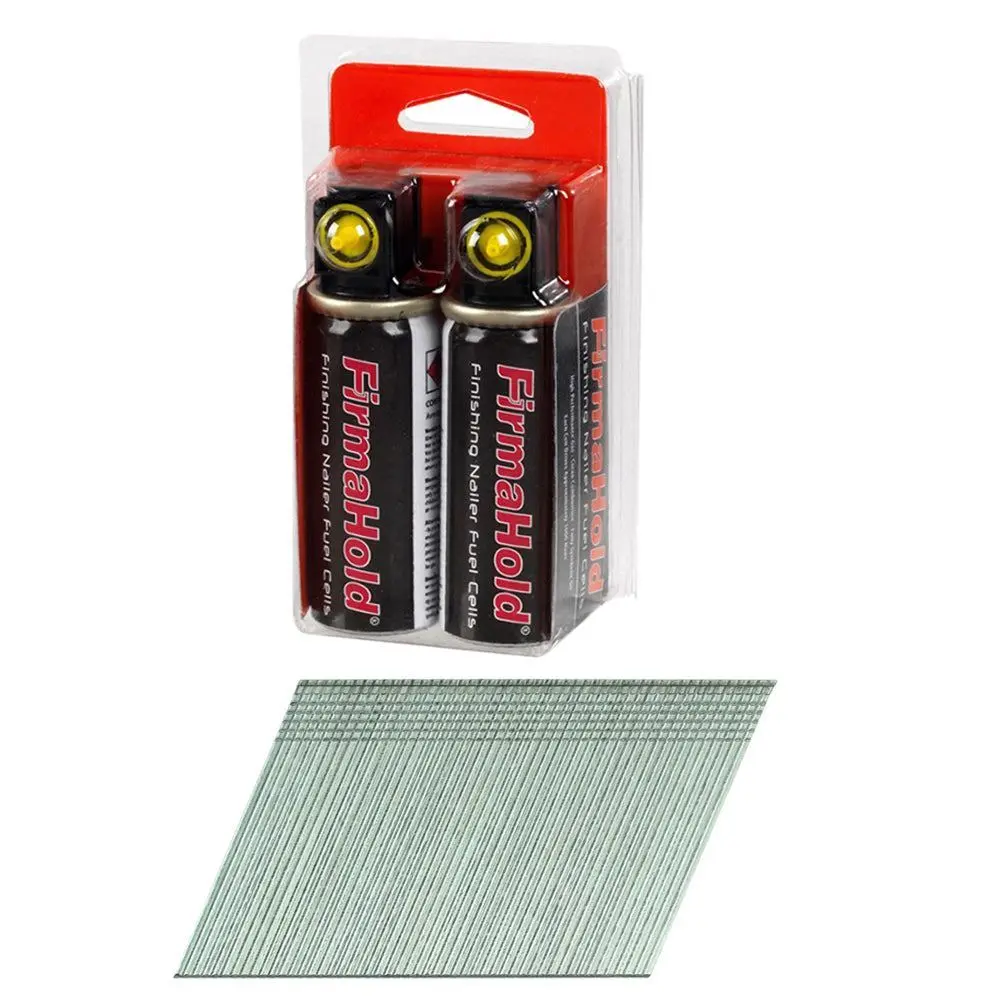 Firmahold 45Mm 16 Gauge 2000 Angled Collated Brad Nails With 2 Fuel Cells Abg1645g 1