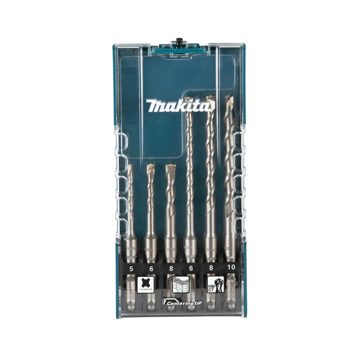 Makita E-15730 Sds Plus Tct Hammer Drill Bit Set Of 6 Piece 1
