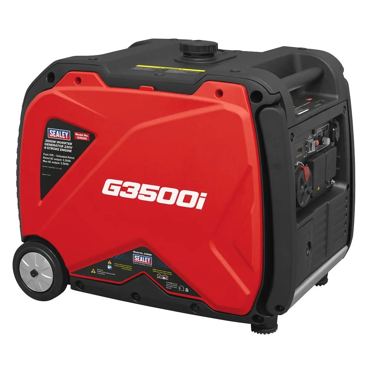 Sealey G3500i 4-Stroke Engine Inverter Generator 230V/3500W 2