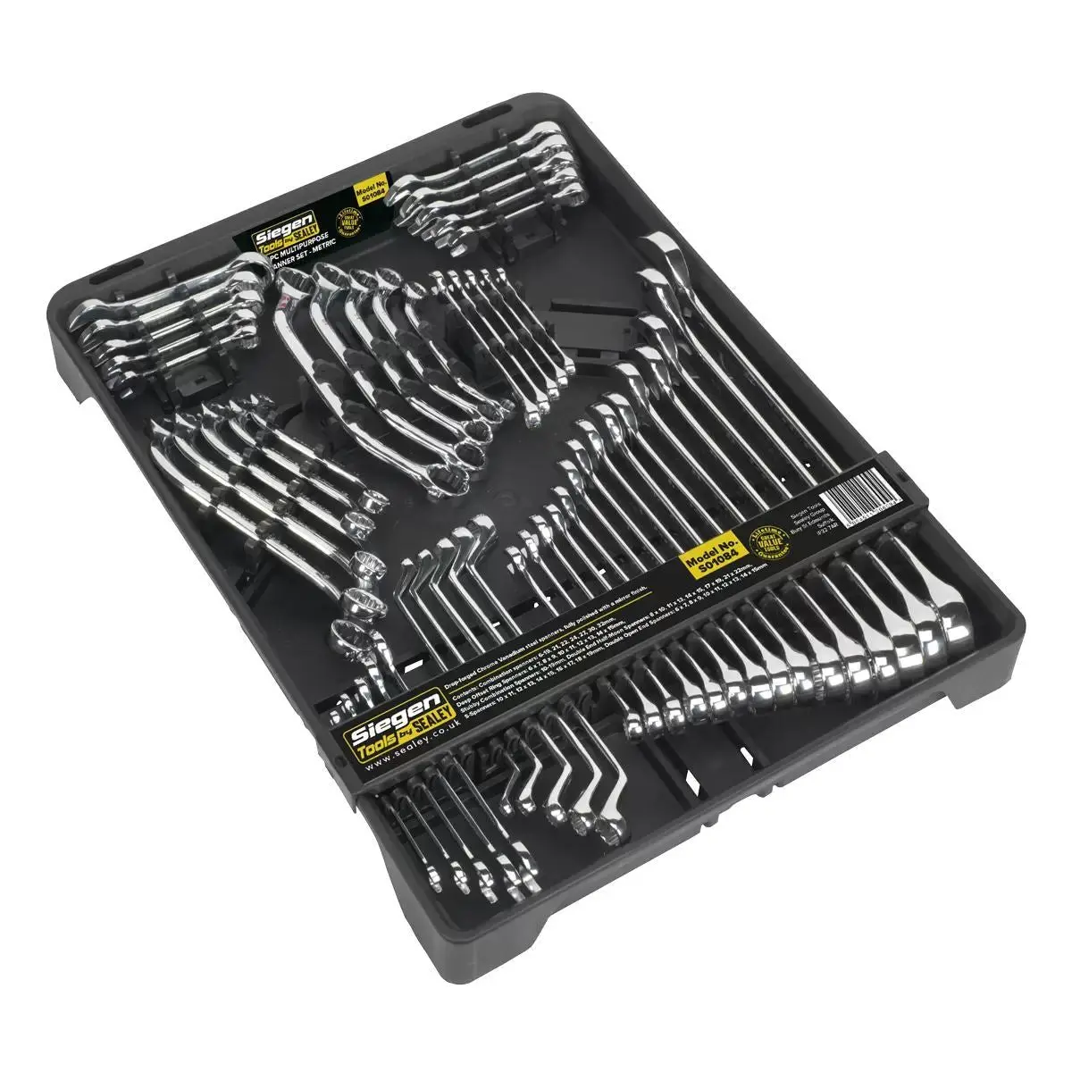 Sealey S01084 Multipurpose Spanner Set 50Pc 1