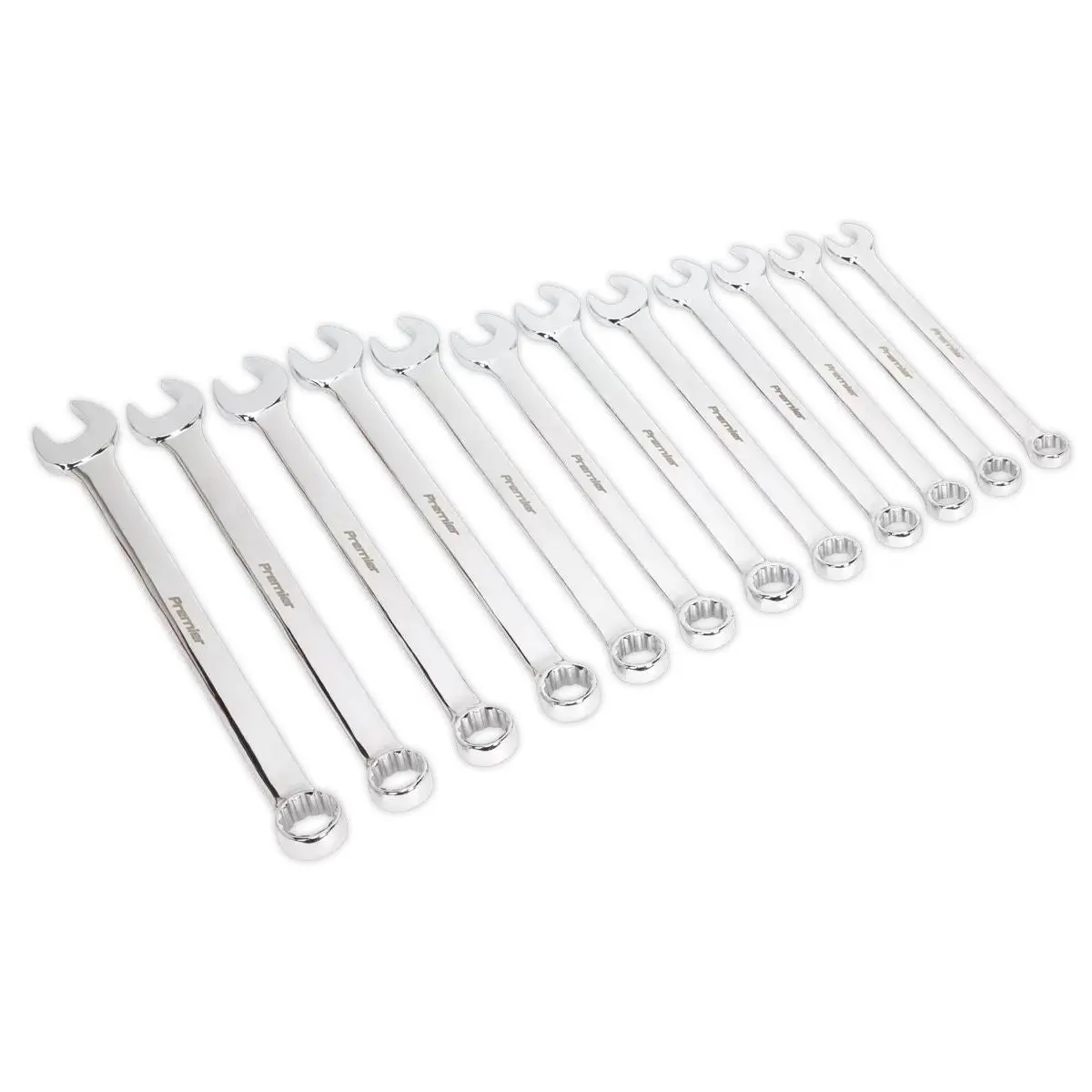 Sealey Ak6082 Combination Spanner Set 12Pc Jumbo Metric 1