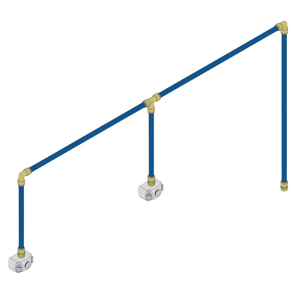 Sealey Sbakit228 Sharkbite 12M 2-Drop Air Supply System Kit 28Mm 1