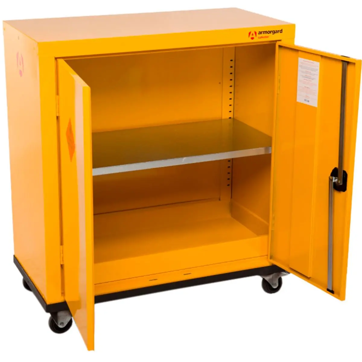 Armorgard Hmc2 Safestor Hazardous Mobile Cupboard 900Mm X 480Mm X 1010Mm Secure Storage For Materials 2