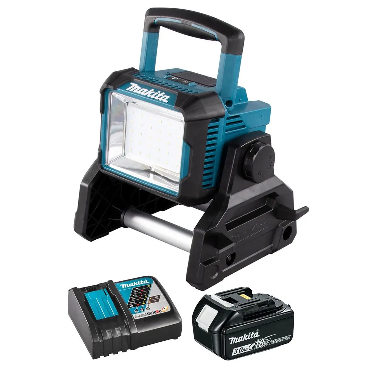 Makita Dml811/1 14.4V - 18V Lxt Li-Ion Cordless Led Worklight With 1 X 3.0Ah Battery & Charger 1