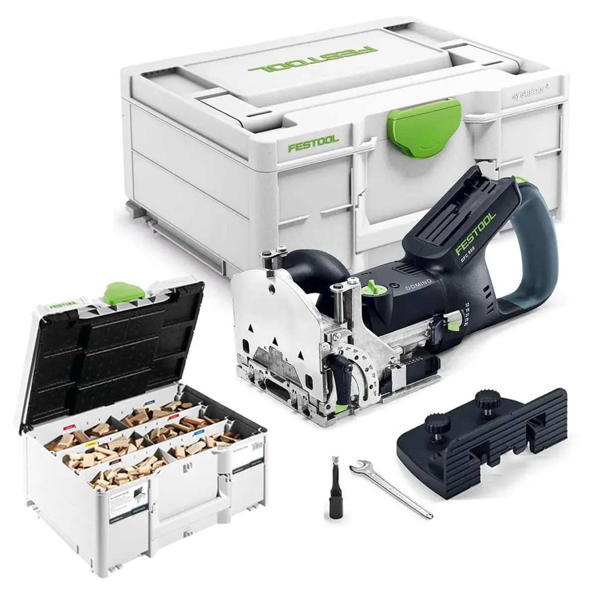 Festool Dfc 500 E-Basic 18V Domino Joining Machine - 578120 With Domino Beech Range 576794 1