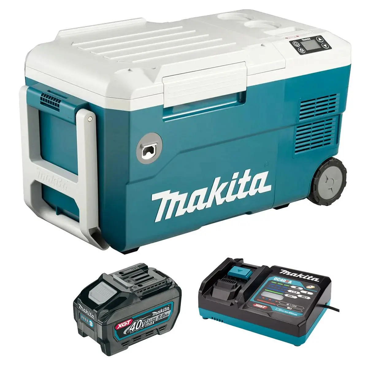 Makita Cw001gz 40Vmax Xgt Cordless Cooler And Warmer Box With 1 X 5.0Ah Battery & Charger 1