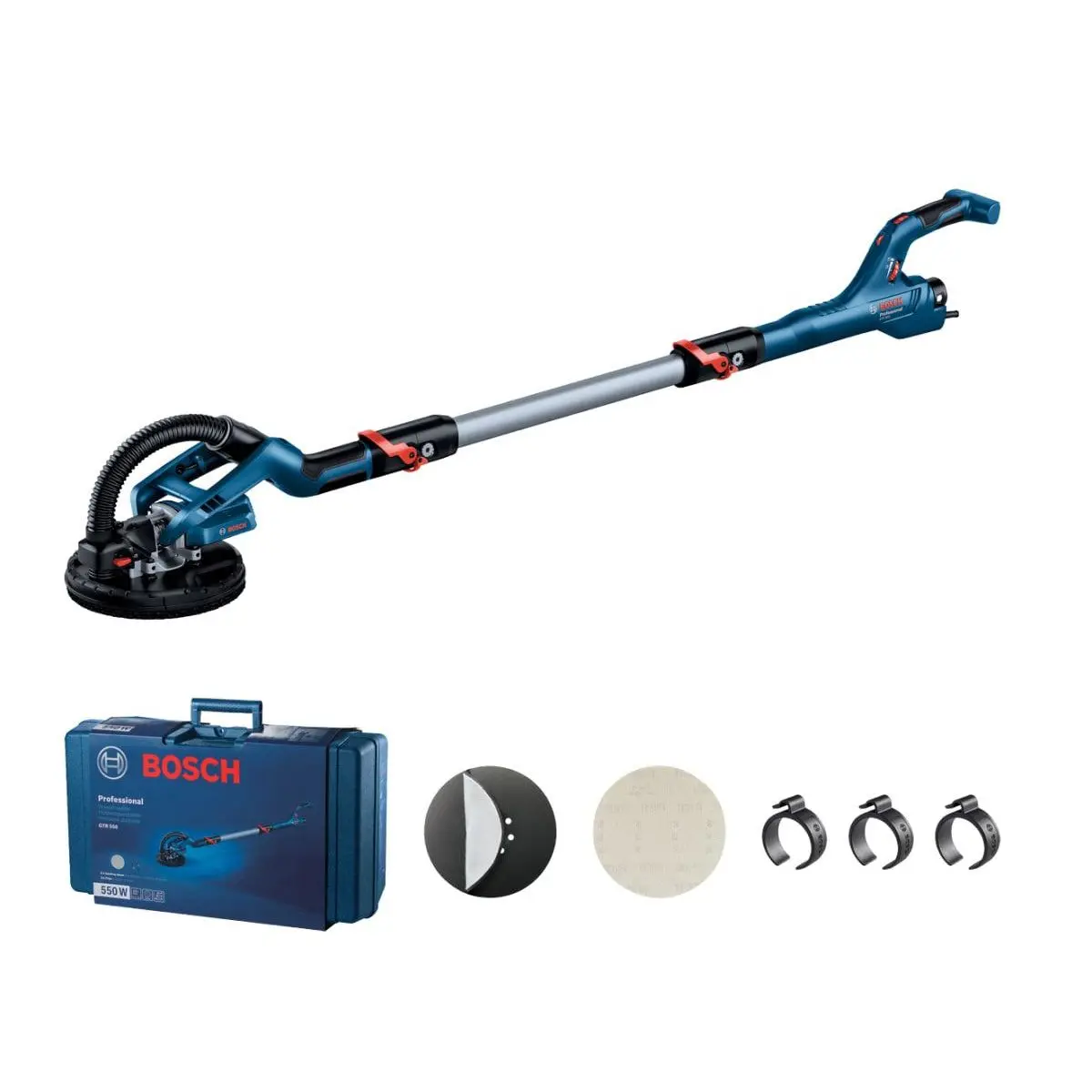 Bosch Gtr 55-225 Professional Drywall Sander Powerful Finishing Tool 240V/550W 06017D4070 1