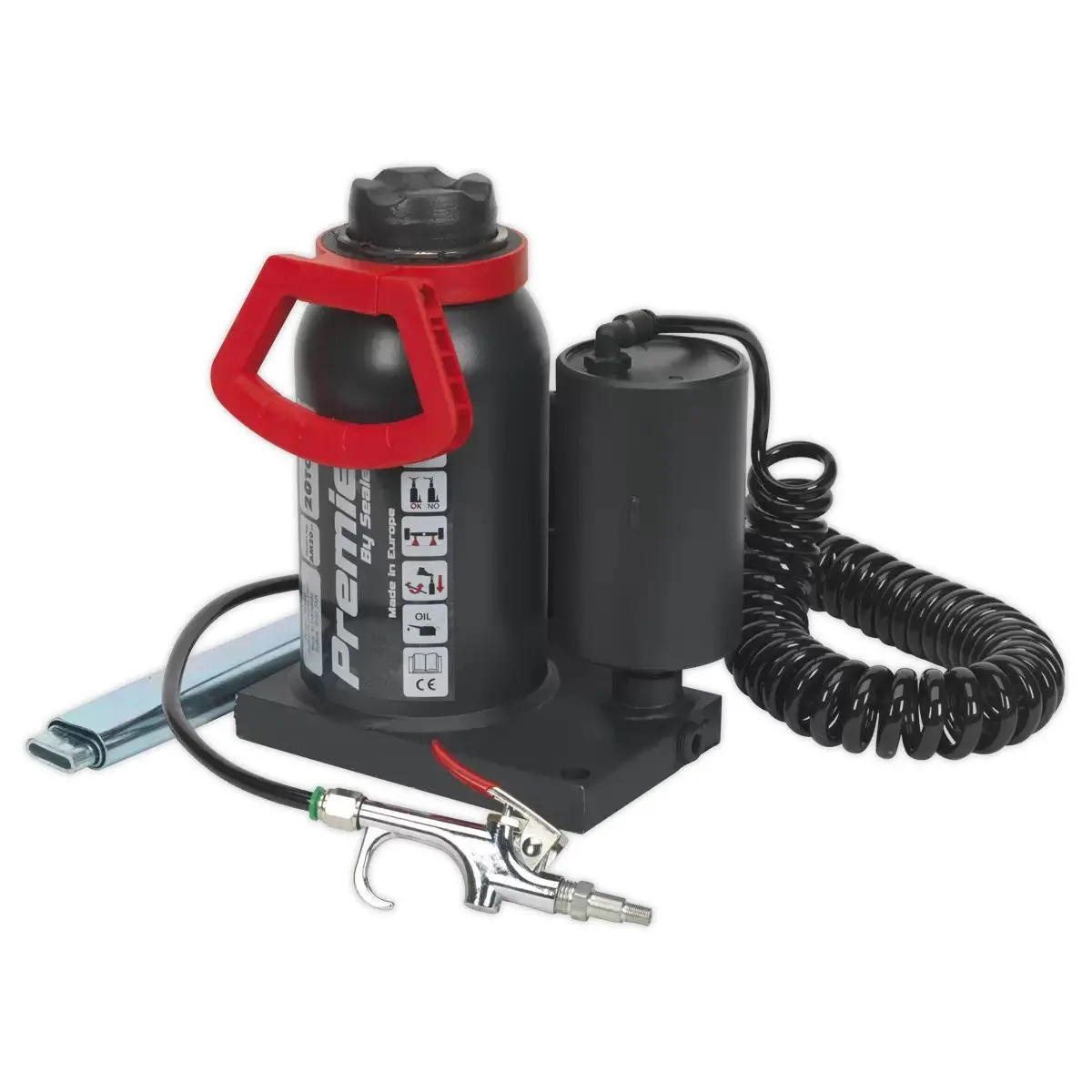 Sealey Am20 20Tonne Manual/Air Hydraulic Bottle Jack 1