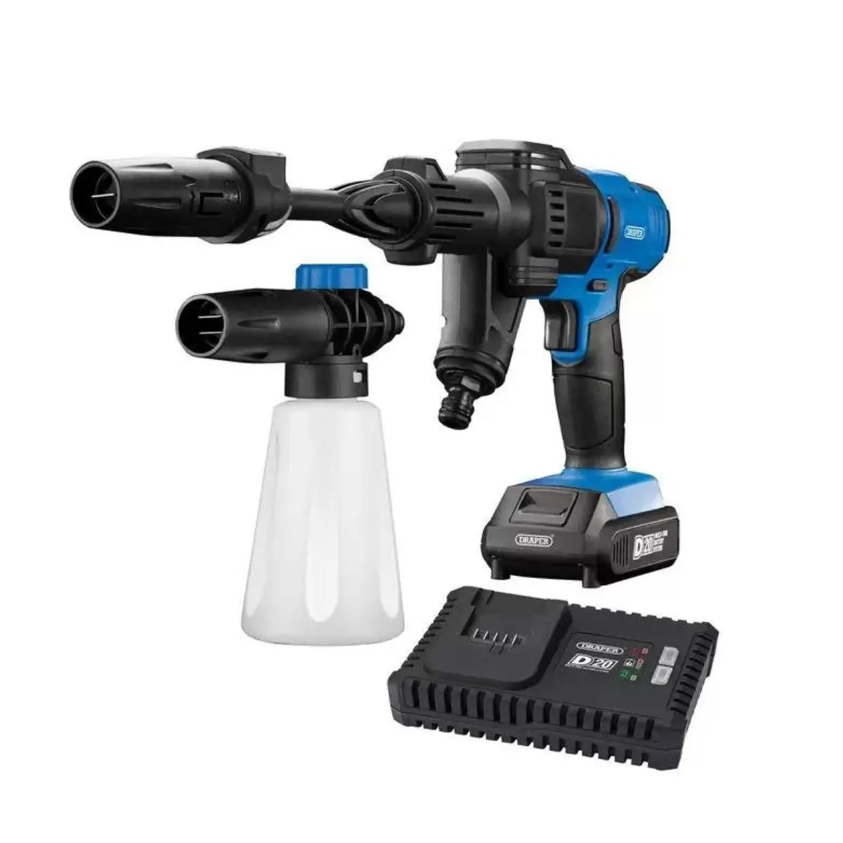 Draper D20pw16barkit 20V Pressure Washer Kit With 1X 2Ah Battery And Charger 97533 1