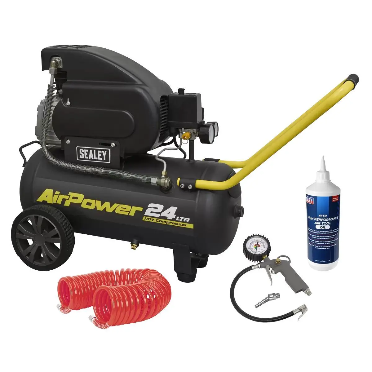 Sealey Sac2420e110vsc 24L Direct Drive Air Compressor Combo 2Hp/110V 1