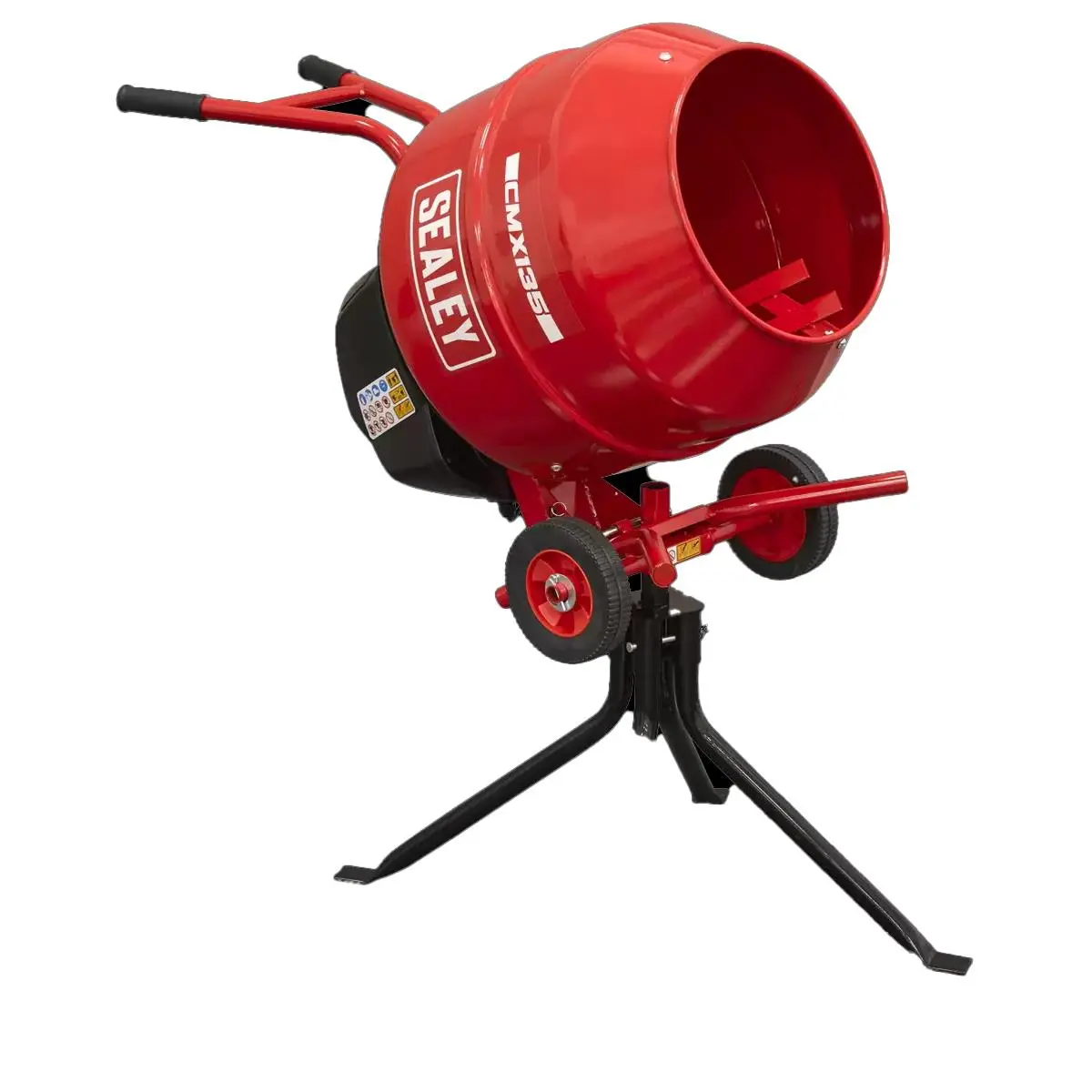 Sealey Cmx135 135L Cement Mixer With Stand 230V/550W 1