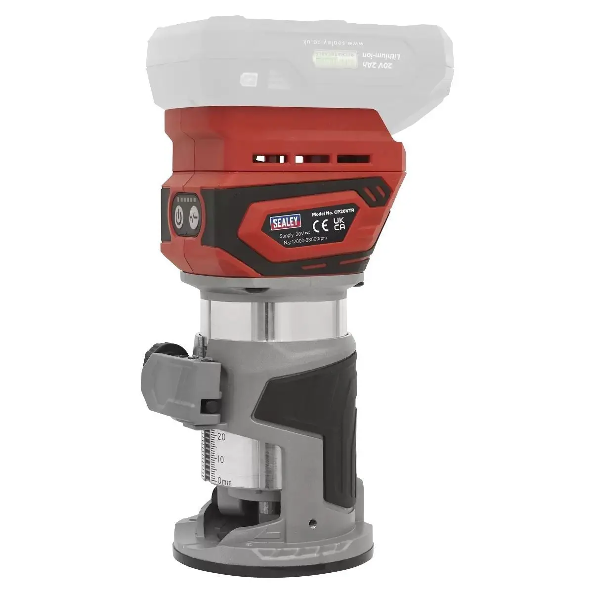 Sealey Cp20vtrkit1 Cordless Trimming Router Kit 20V/4Ah & Battery 2