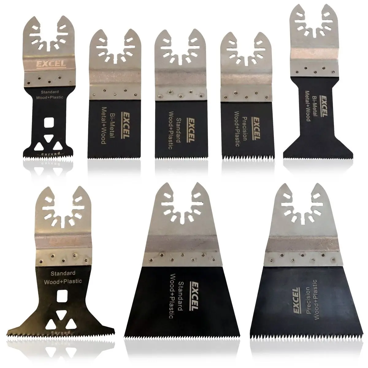 Excel Oscillating Multi Cutter Blade 8 Piece Accessories Set For Makita Dewalt 1