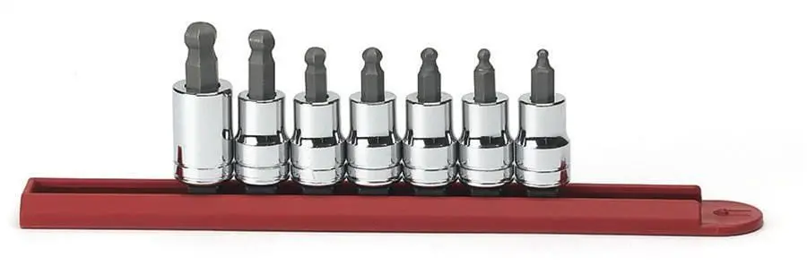 Gearwrench 80586 Ball-End Hex Bit Socket Set With Ratcheting Handle 1