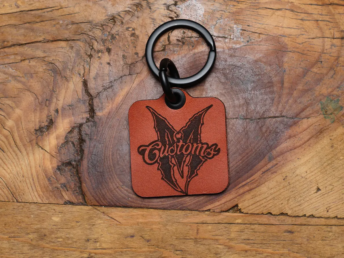 Leather Key Chains- Square Shape 1