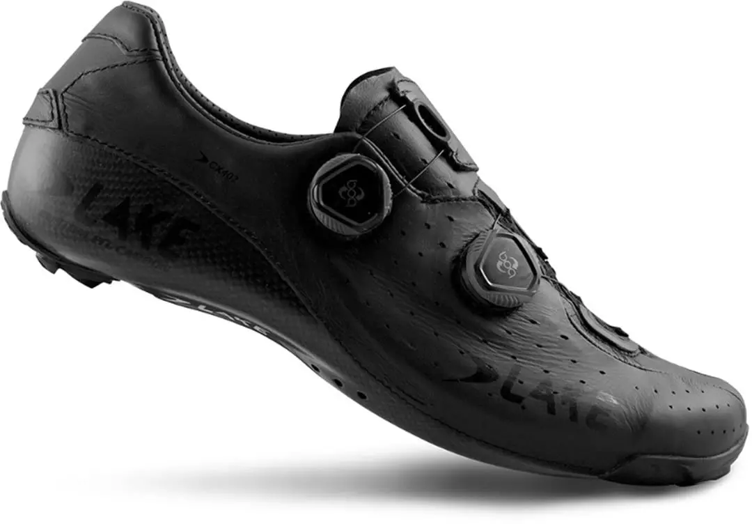 Lake Cx402 Mens Boa Road Shoe Black Carbon, Various Sizes 1