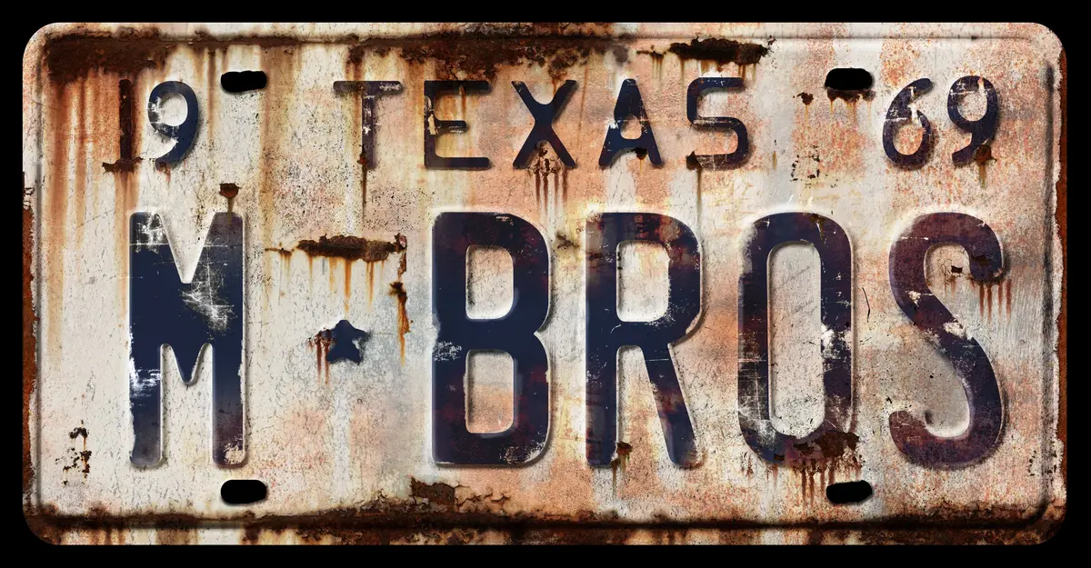 Custom License Plate 1