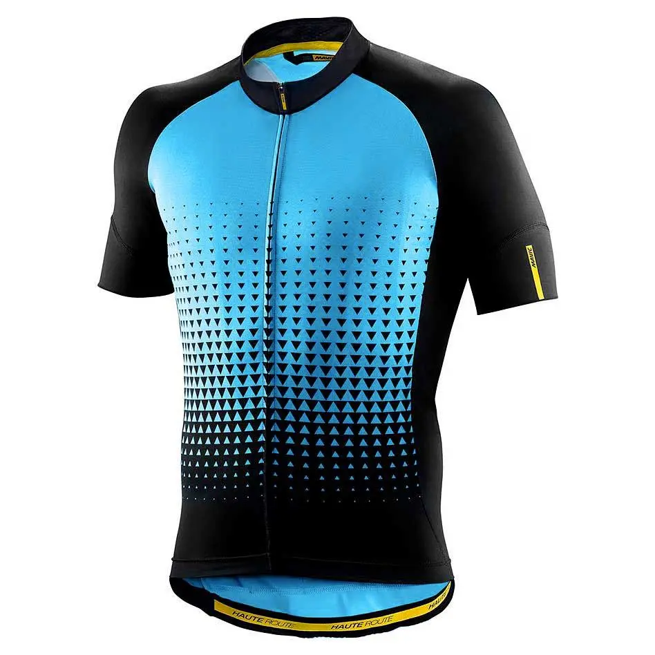 Mavic Haute Route Pro Short Sleeve Jersey, Blue 1