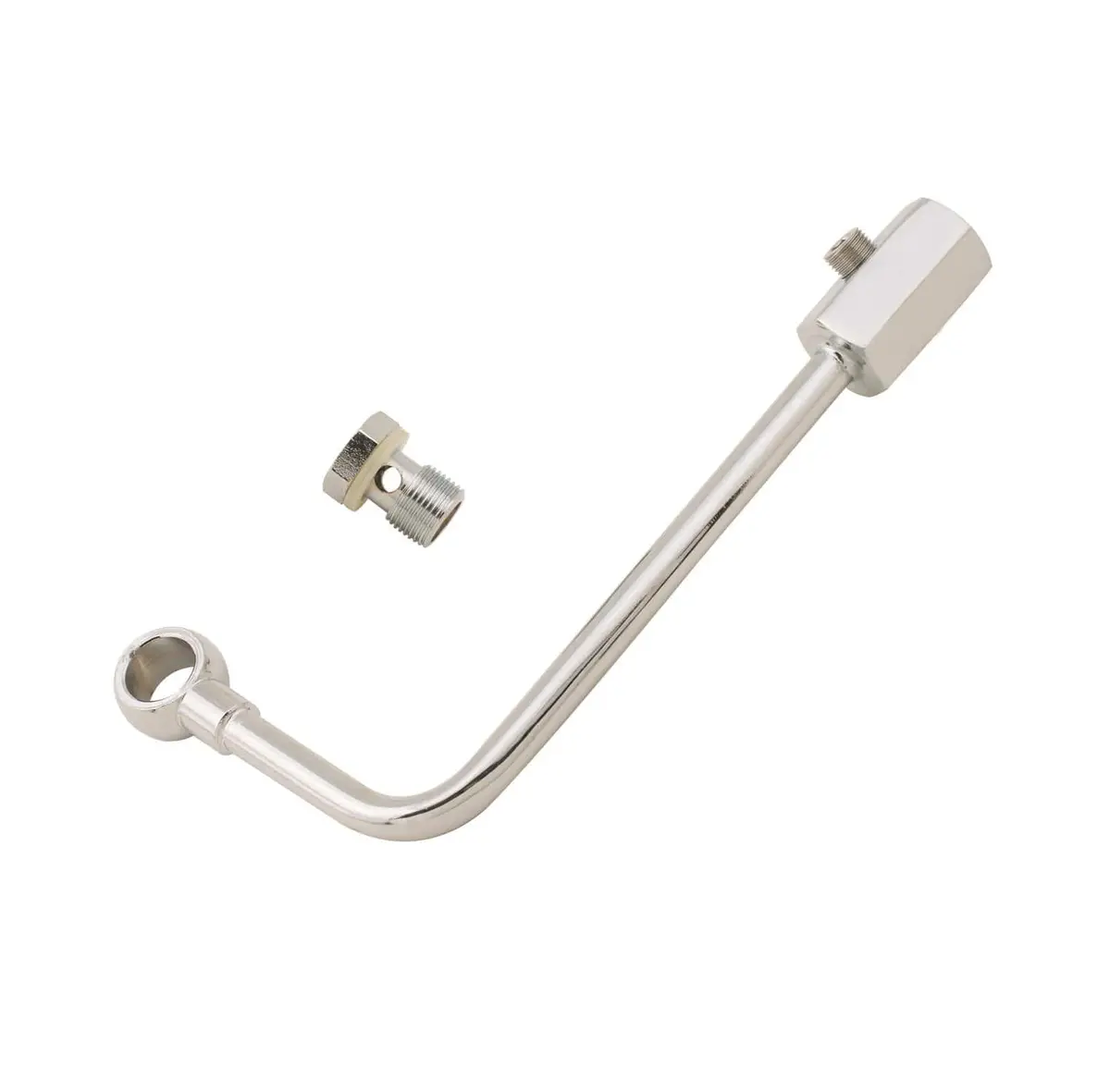 Mr. Gasket 29883 Chrome-Anodized Flexible Fuel Line Kit 1