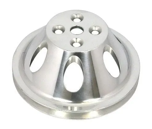Polished Aluminum Single-Groove Water Pump Pulley – 6.60" Diameter Rpcr8840Pol 1