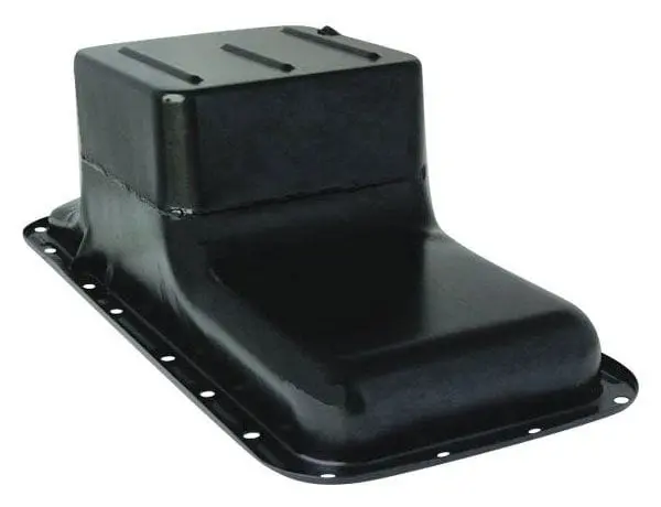 Rpcr7117P Black Steel 7" Deep Stock Oil Pan (6.6L Capacity) 1