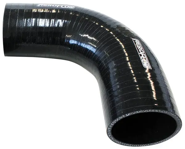 Af9203-200 Gloss Black 90° Silicone Hose Elbow – 2" Id 1