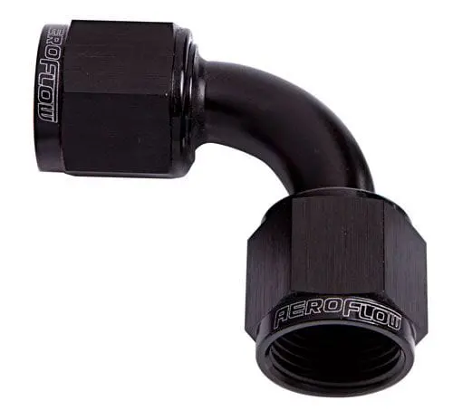 8An Black Anodized 90-Degree Female Swivel Coupler (Af133-08Blk) 1