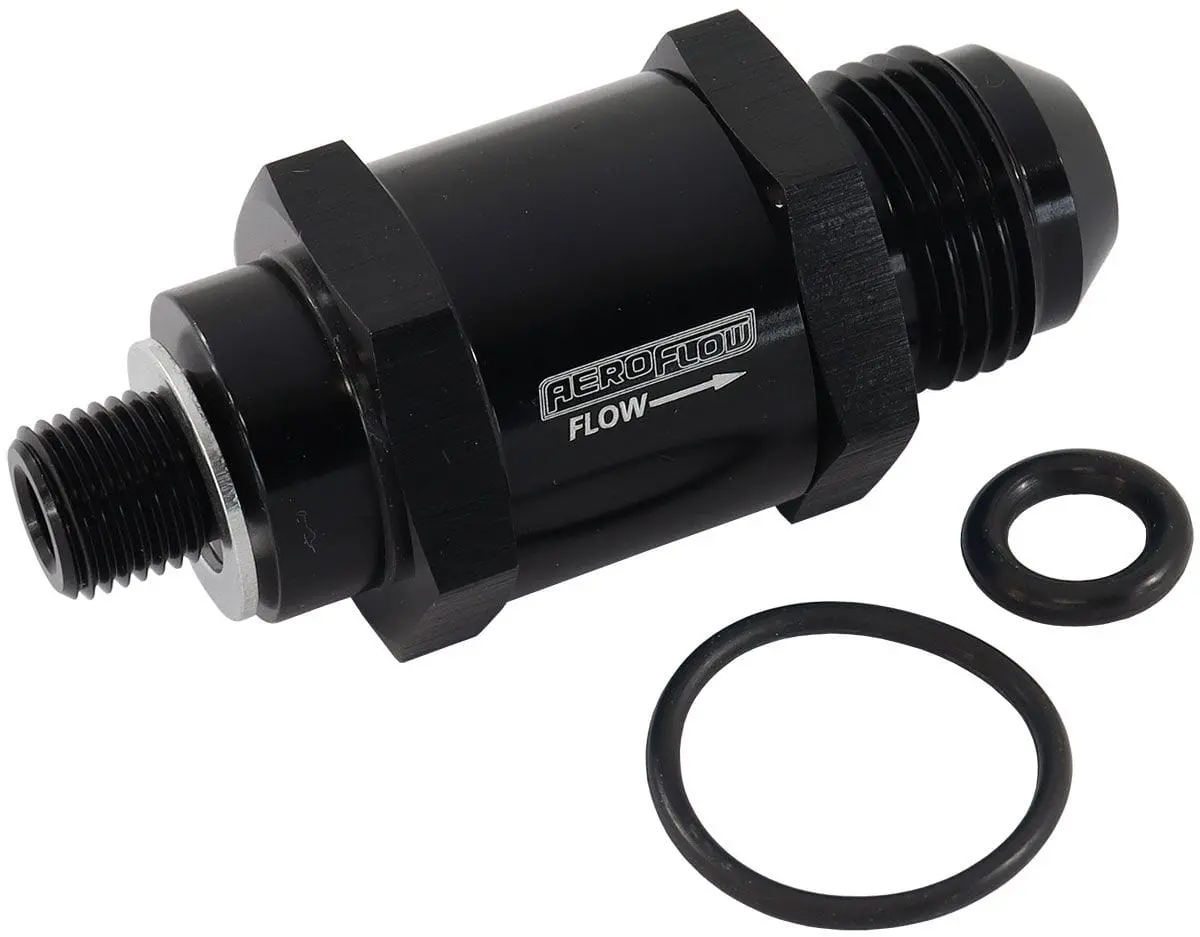 Efi Fuel Pump Check Valve – -8An (M10×1.0 Mm) Af616-08Blk 1