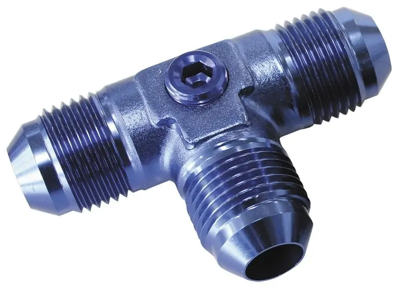 Flare An Tee Fitting - 8An Male-To-Male, Stainless Steel 1