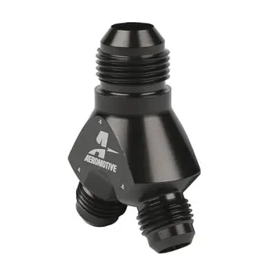 Aeromotive Y-Block Fuel Delivery Block For Custom Efi Setups 1