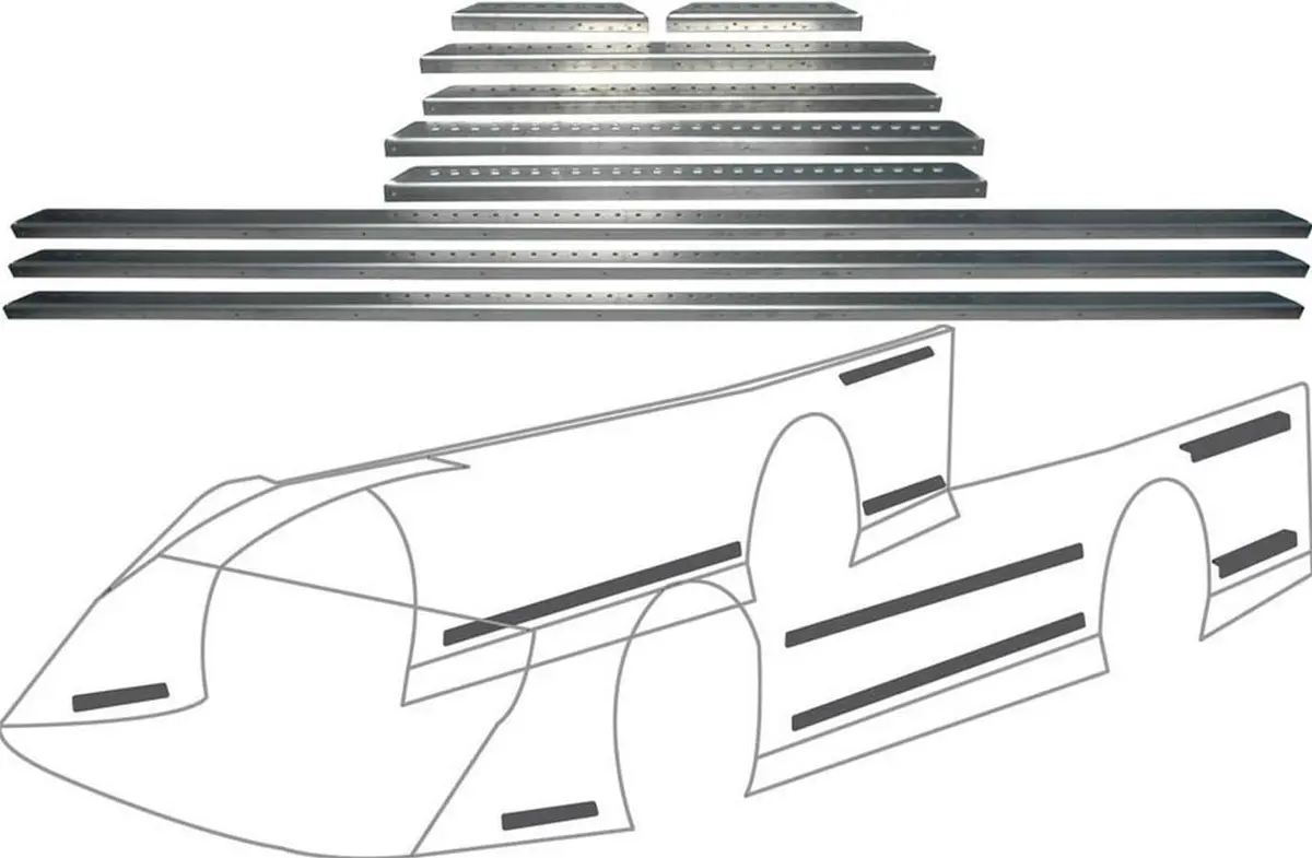 Allstar Performance All23107 Race Car Body Brace Kit – Structural Reinforcement System 1