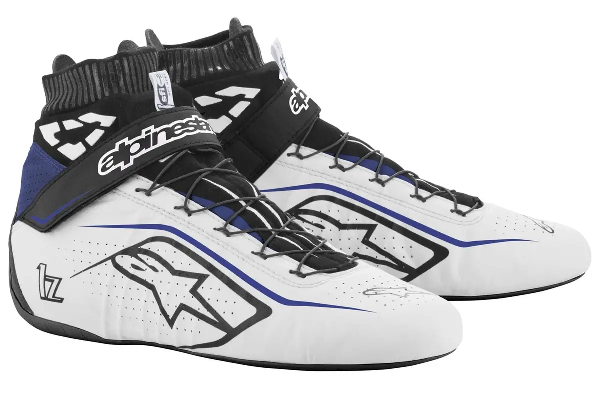 Alpinestars Tech 1-Z V2 Racing Shoes (Size 9, Black/Red) 1