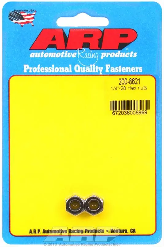 Arp 200-8621 Hex Nuts – High-Strength Steel Fasteners 1