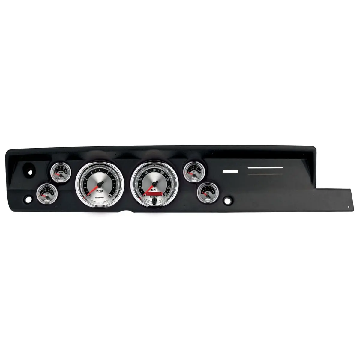Autometer American Muscle Dual-Gauge Instrument Cluster (Model 2118-01) 1