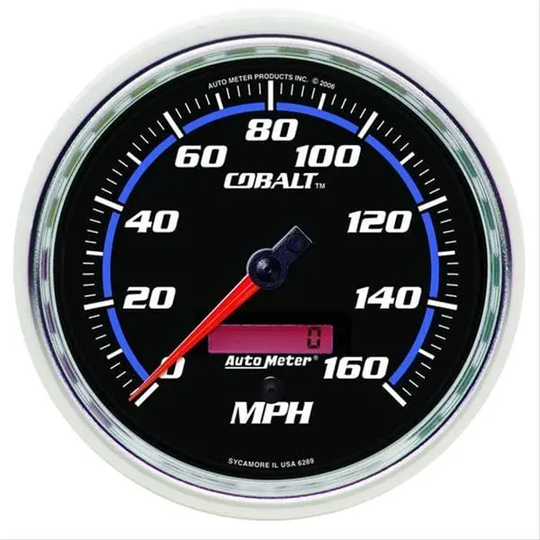 Autometer 6289 Cobalt Series In-Dash Electronic Speedometer With Backlit Display 1