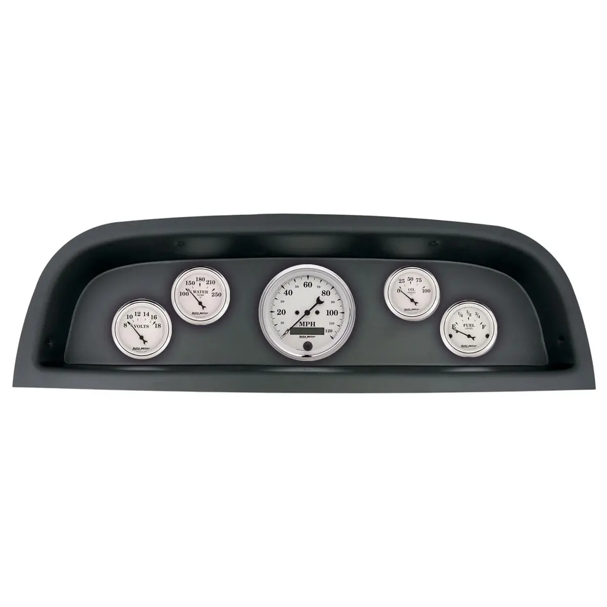 Autometer Old Tyme White Instrument Cluster Kit – 2102-08 1